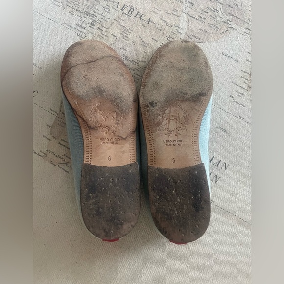 Man Repeller x Del Toro Goofy Face Slippers Denim Loafer Size 6 - Picture 11 of 13